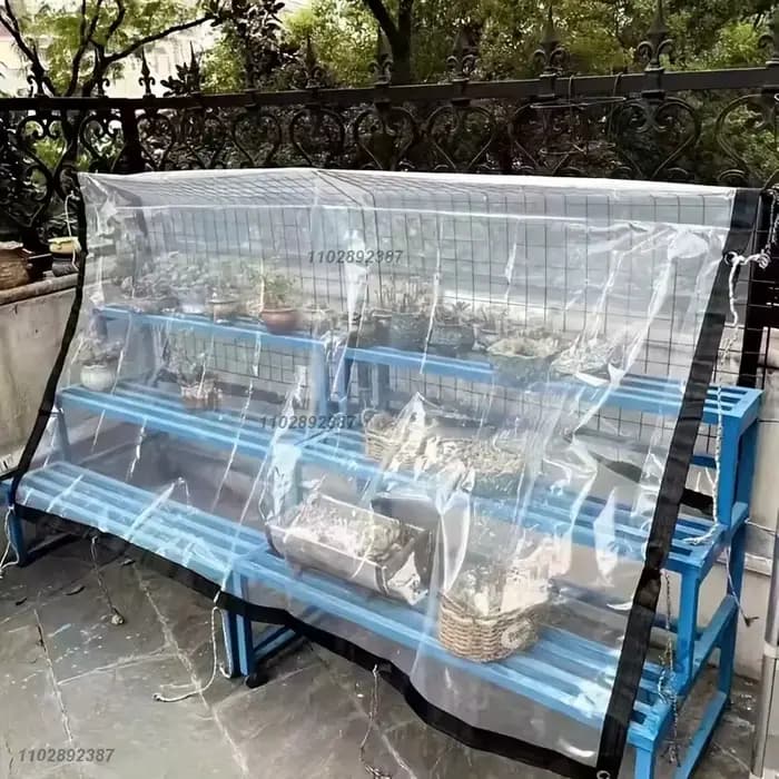 Bâche transparente imperméable pour jardin