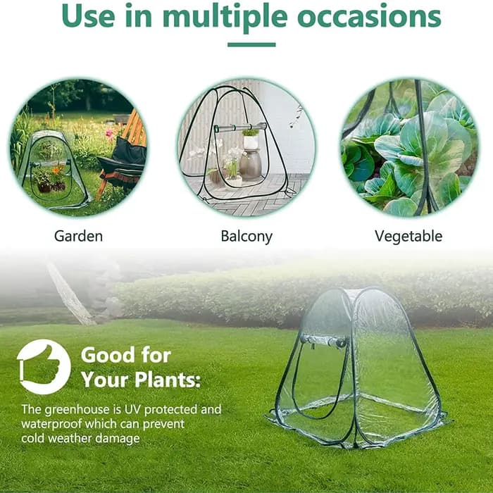 Serre Pop-Up pour plantes de jardinage intérieures et extérieures