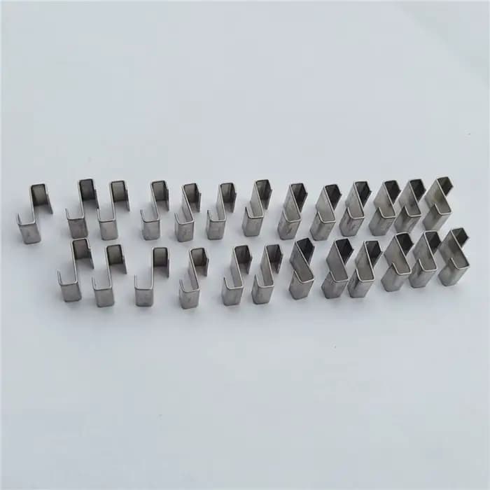 100 pièces de clips de vitrage de serre en acier inoxydable de type Z-Lap