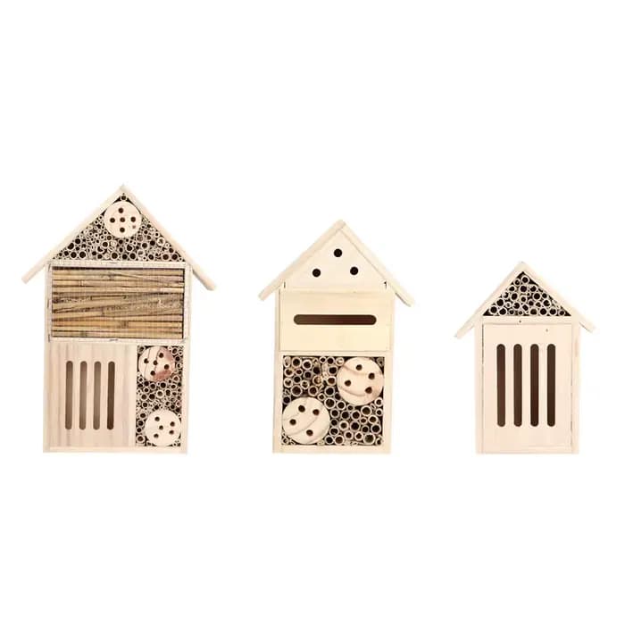Maison d'insectes en bois de jardin