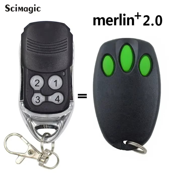Télécommande de porte de garage Merlin + 2.0