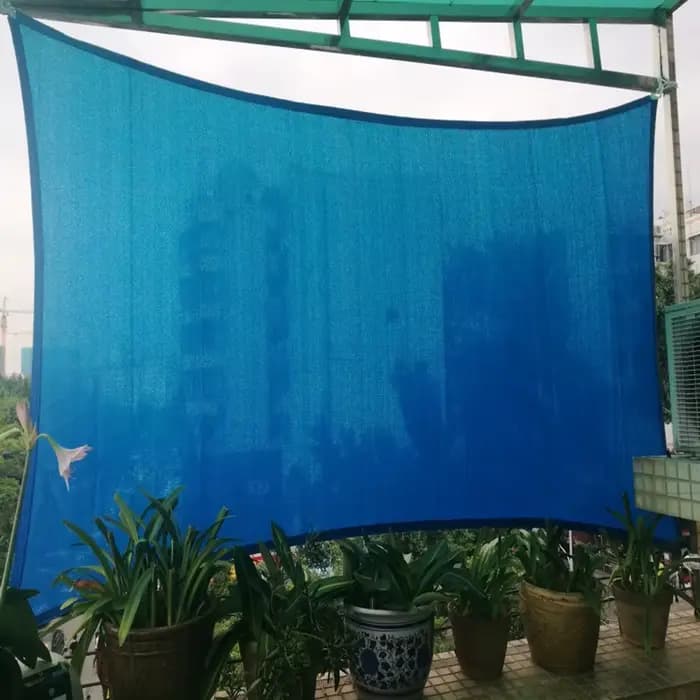 Voile d'ombrage rectangulaire en HDPE 3x4 m