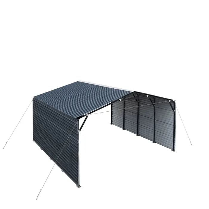 Abri pour 2 voitures en acier galvanisé