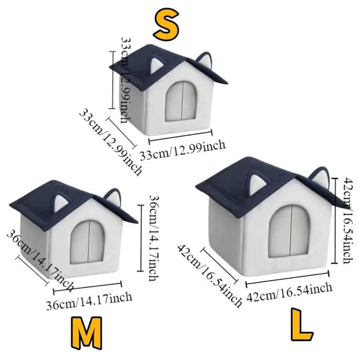 Maison d'extérieur chaude pour chat