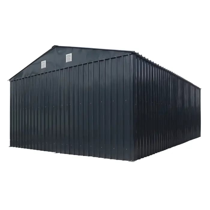 Abri de jardin portable en acier galvanisé