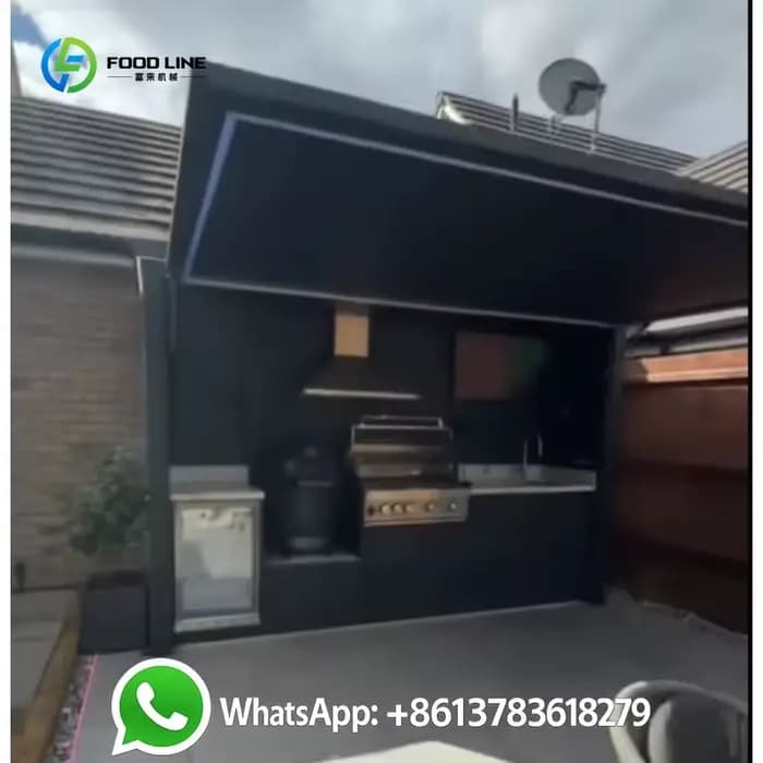 Abri de cuisine extérieure modulaire