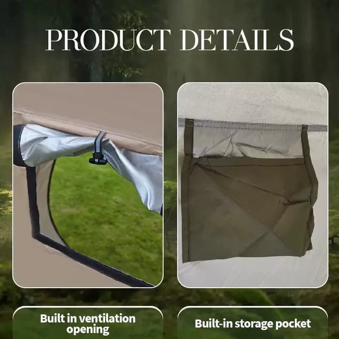 Abri de vélo d'extérieur Portable