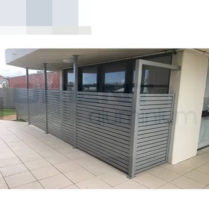 Décoration extérieure maison aluminium bassin de confidentialité jardin cour panneau de clôture écran