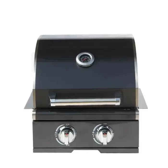 Cabane de barbecue moderne préfabriquée avec gril central
