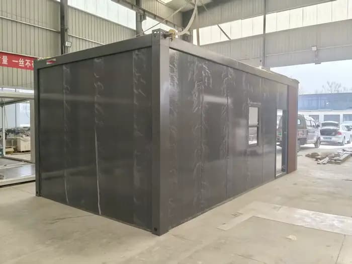 Garage Conteneur Moderne 20-40 pieds : Abri de Voiture Préfabriqué en Acier