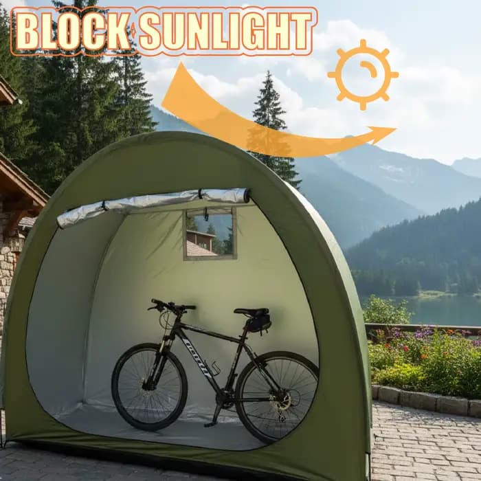 Abri de vélo portable pour l'extérieur