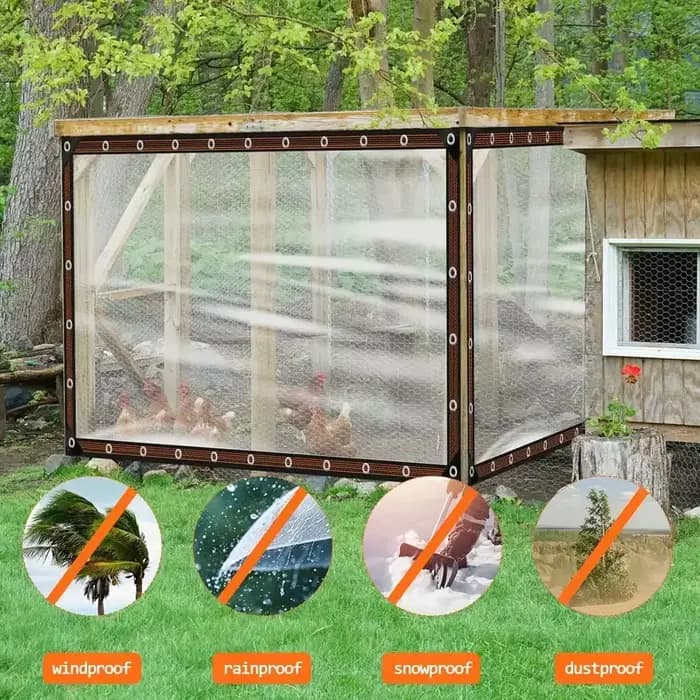 Tissu imperméable Transparent