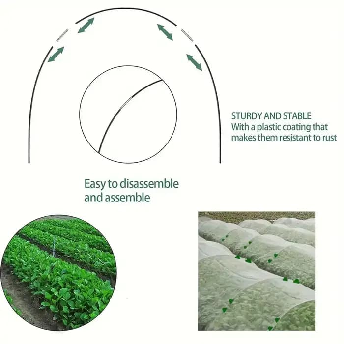 Cerceaux de Jardin pour Serre