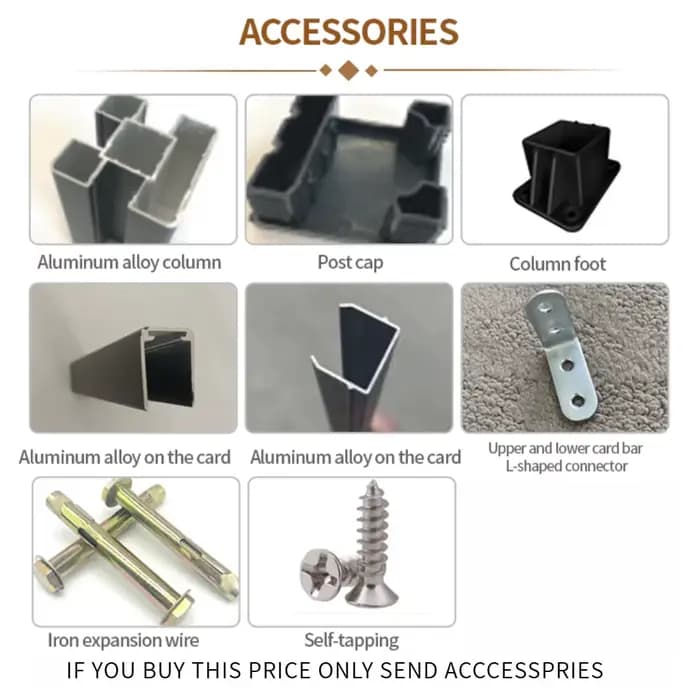 Clôtures modulaires de conception moderne