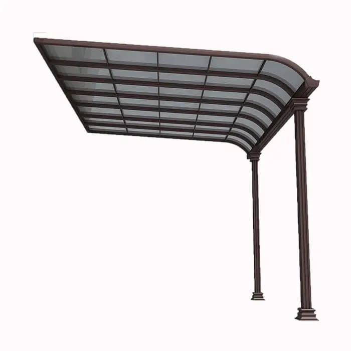 Auvent d'auvent en Polycarbonate cadre en aluminium Carport Carports voiture Garage abri
