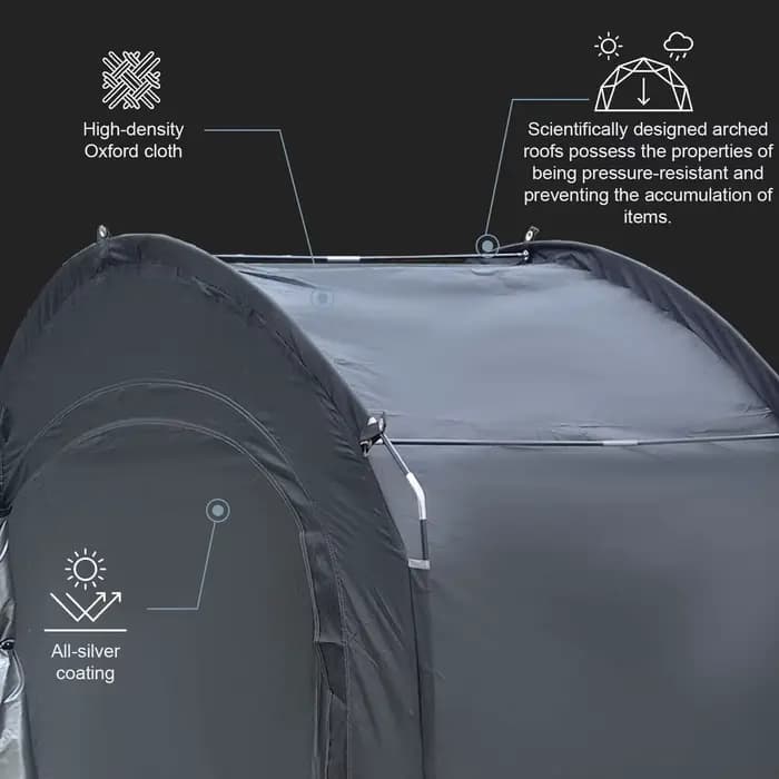 Abri portable pour vélo d'extérieur avec tissu Oxford épaissi