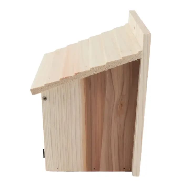 Nichoir extérieur en bois avec debout