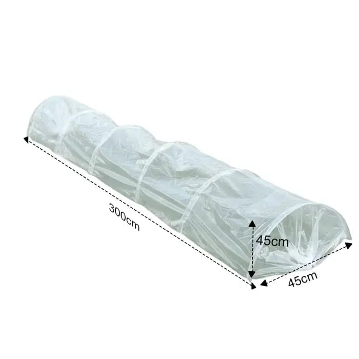 Tunnel de jardin en plastique pour serre agricole