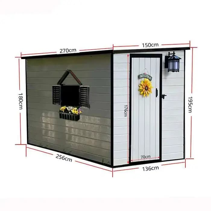 Abri de jardin extérieur