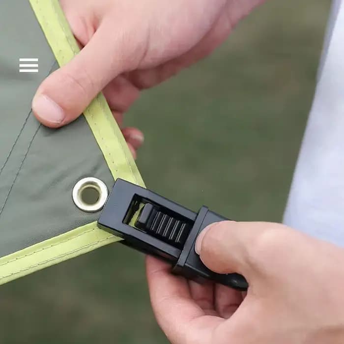 15 clips de fixation robustes pour bâches