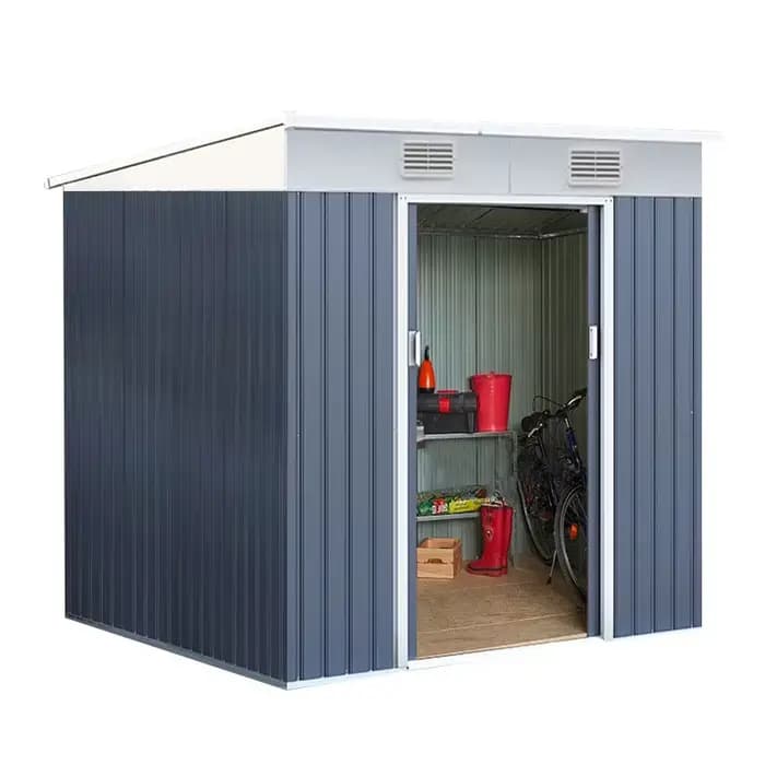 Offre spéciale stockage d'outils en plein air jardin arrière-cour hangar de rangement en acier salle