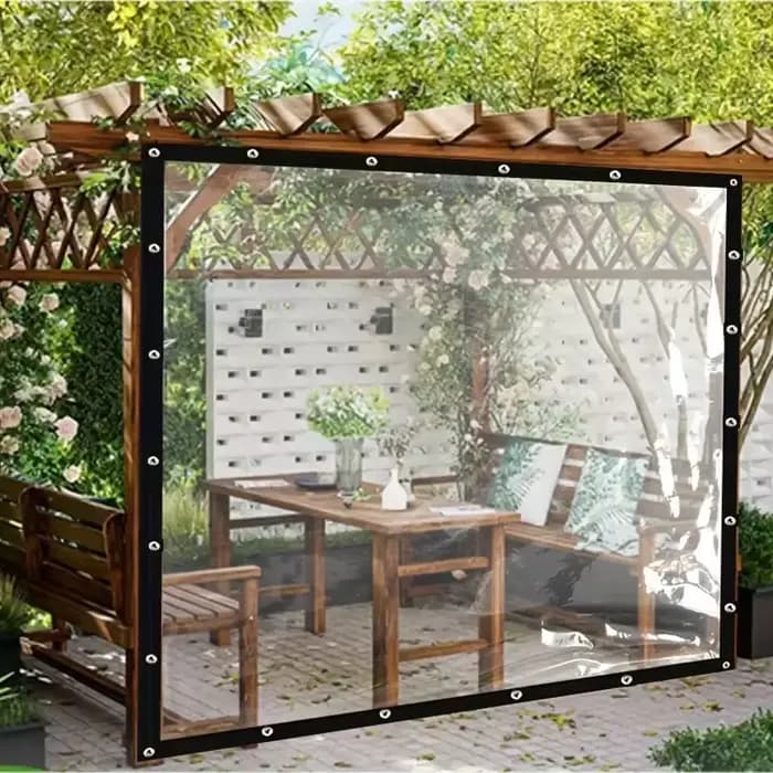 Tissu imperméable Transparent