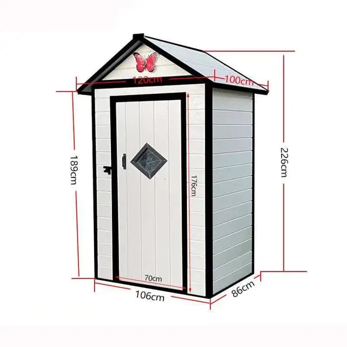 Abri de jardin extérieur