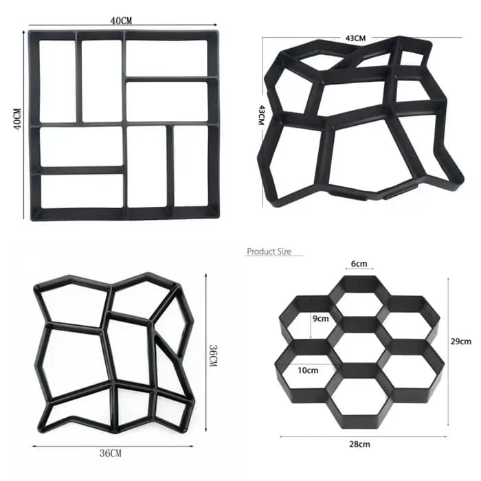 Moule personnalisé en plastique ABS pour jardin
