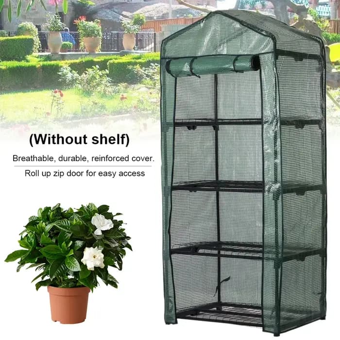 Mini couvercle de serre de jardin à 4 niveaux