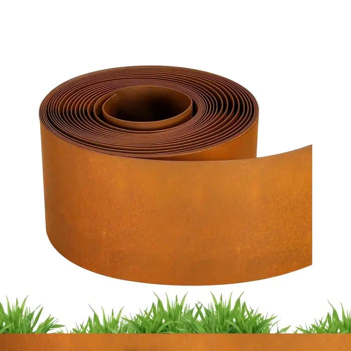 Bordure de jardin en acier résistant aux intempéries