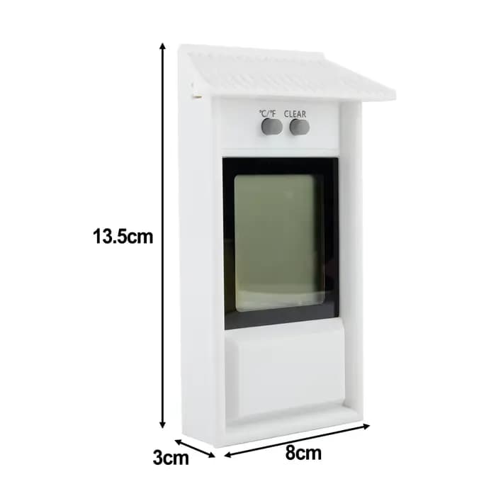 Thermomètre numérique étanche pour jardin