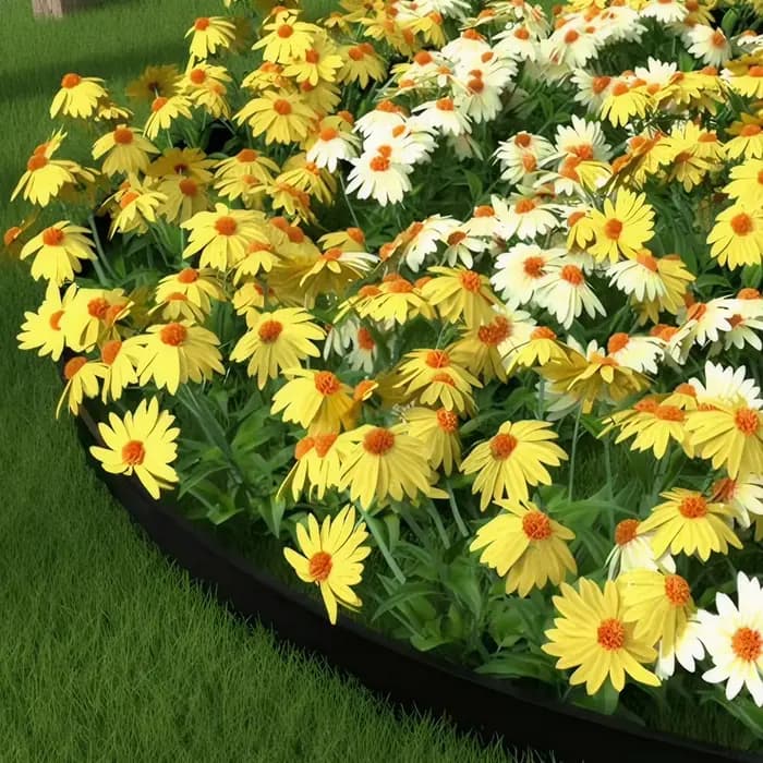 Bordure de jardin sans vecavec 30 piquets