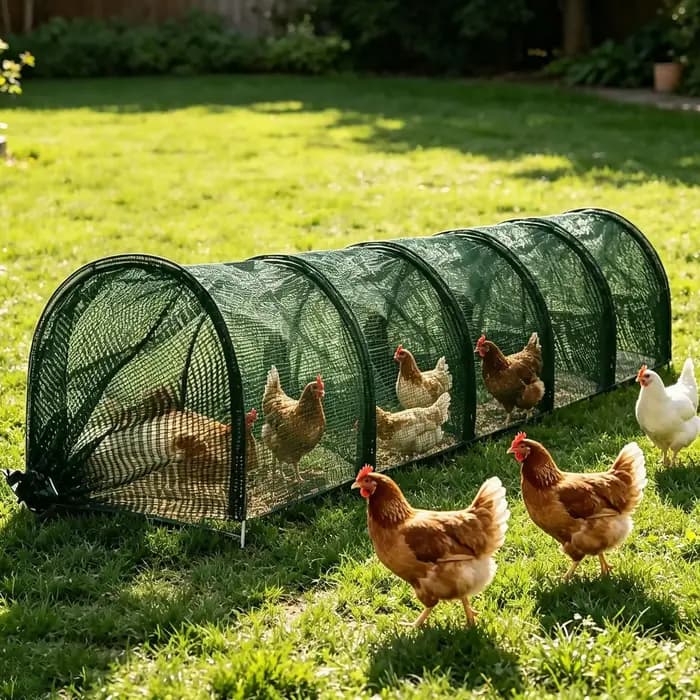 Serre tunnel pliable pour jardin