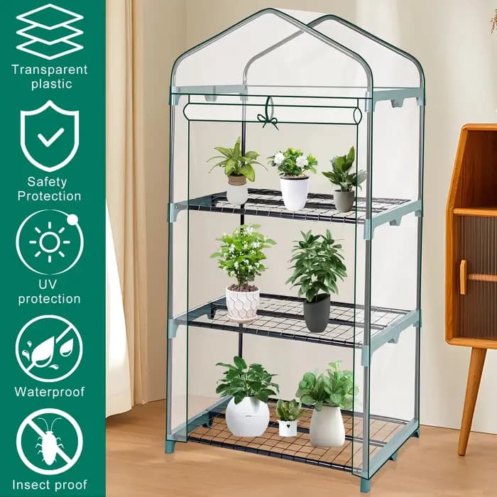 Serre de jardin 4 niveaux