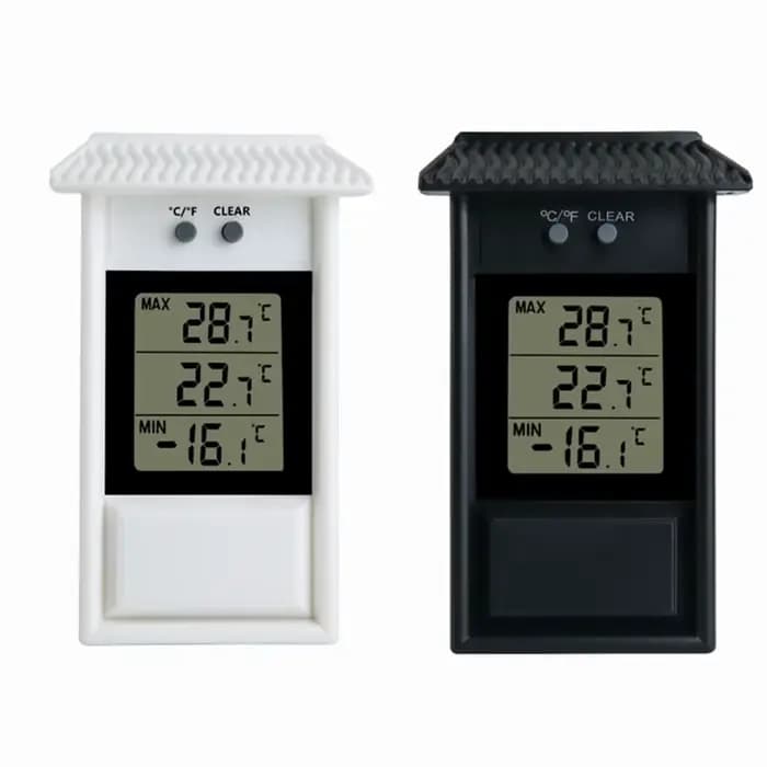 Thermomètre numérique étanche pour jardin