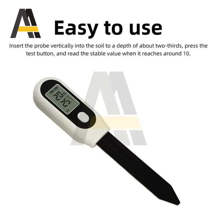Humidimètre numérique pour sol avec écran LCD pour jardin