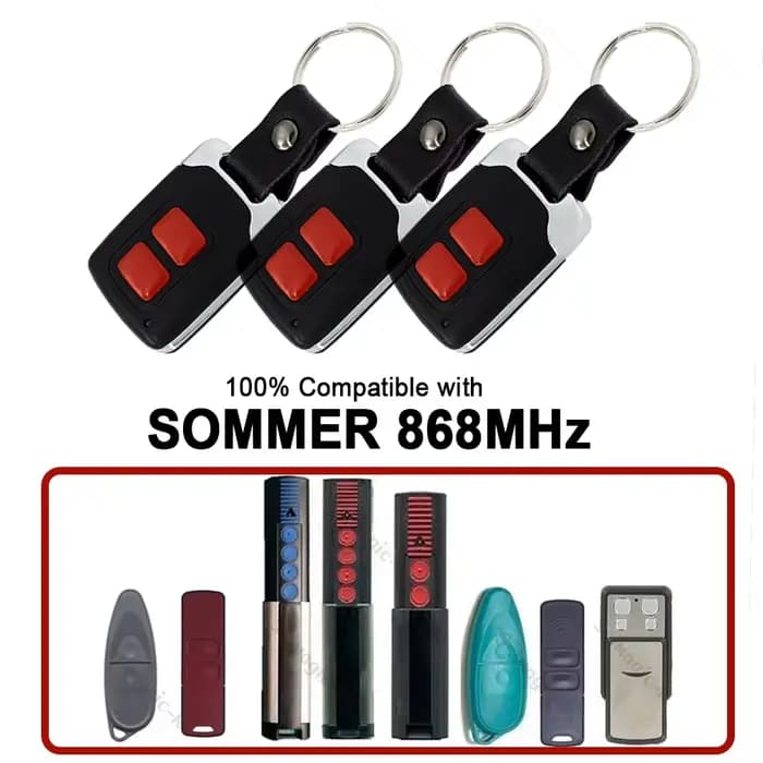SOMMER 4020 TX03-868-4 4026 4031 télécommande de porte de Garage 868MHz transmetteur portatif