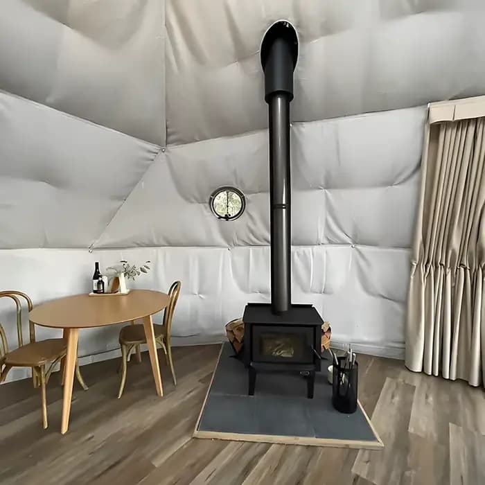 Serre géodésique de luxe pour l'extérieur