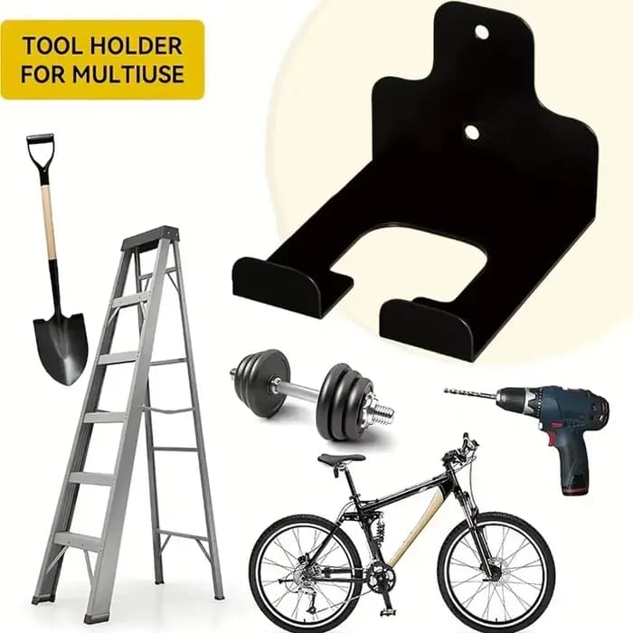 Support mural pour tondeuse à gazon et outils de jardin – Organisateur de garage pour débroussailleuses