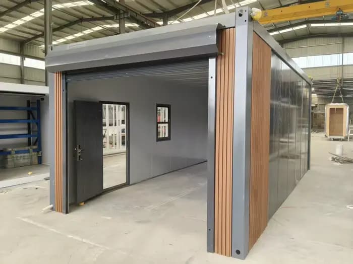 Garage Conteneur Moderne 20-40 pieds : Abri de Voiture Préfabriqué en Acier