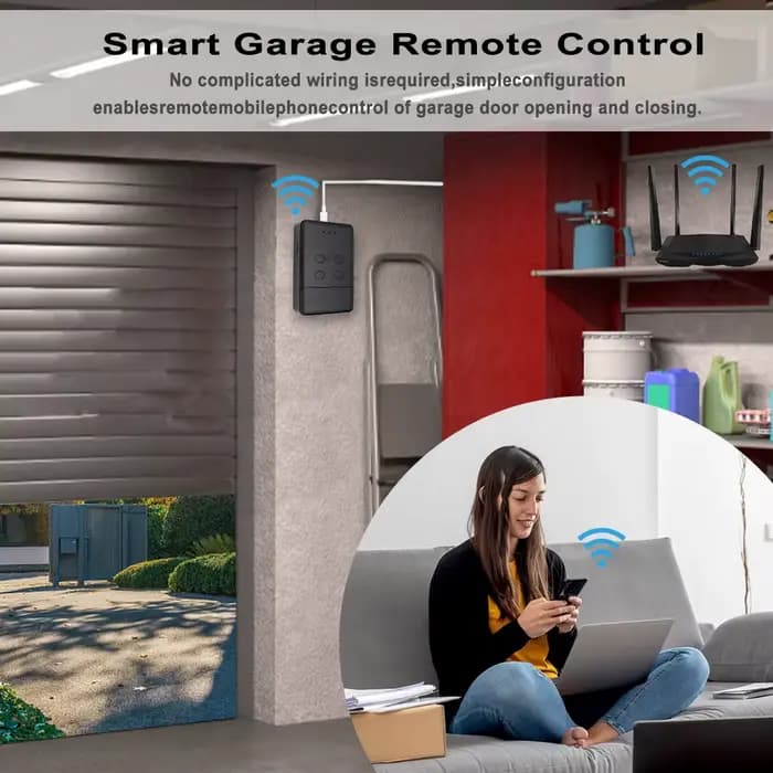 NOVOFERM NOVOTRON Wifi télécommande de porte de Garage intelligente pour 502 MAX43-2 504 MAX43-4 utilisation avec RF 433MHz et contrôle d'application Tuya