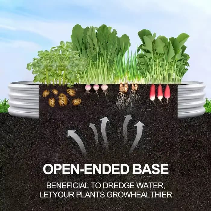 [Clit de jardin surélevé galvanisé] Kit de lit