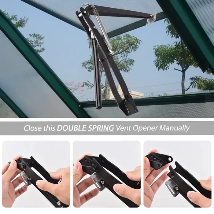 Ouvre-fenêtre automatique pour serre de jardin