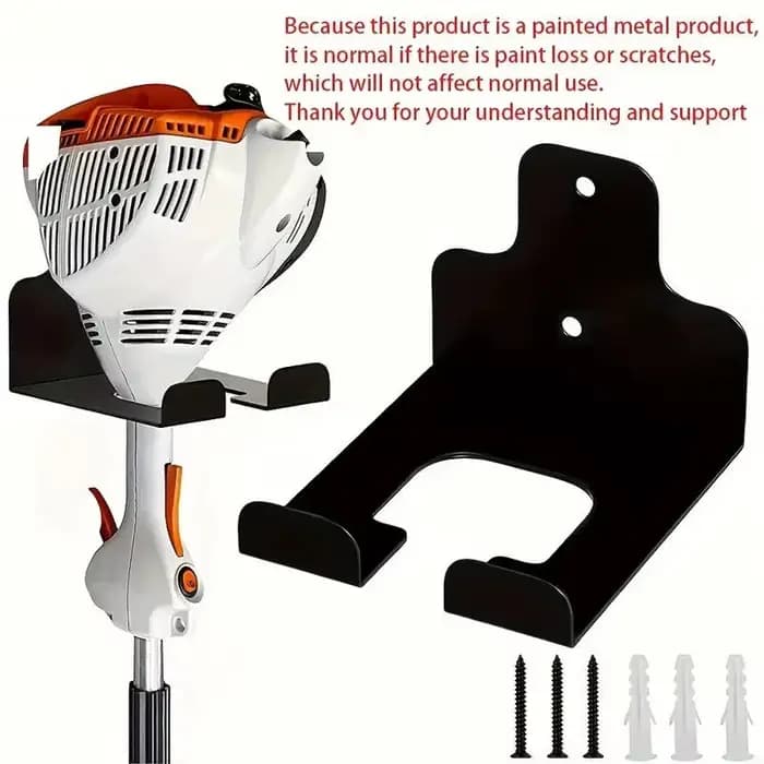 Support mural pour tondeuse à gazon et outils de jardin – Organisateur de garage pour débroussailleuses