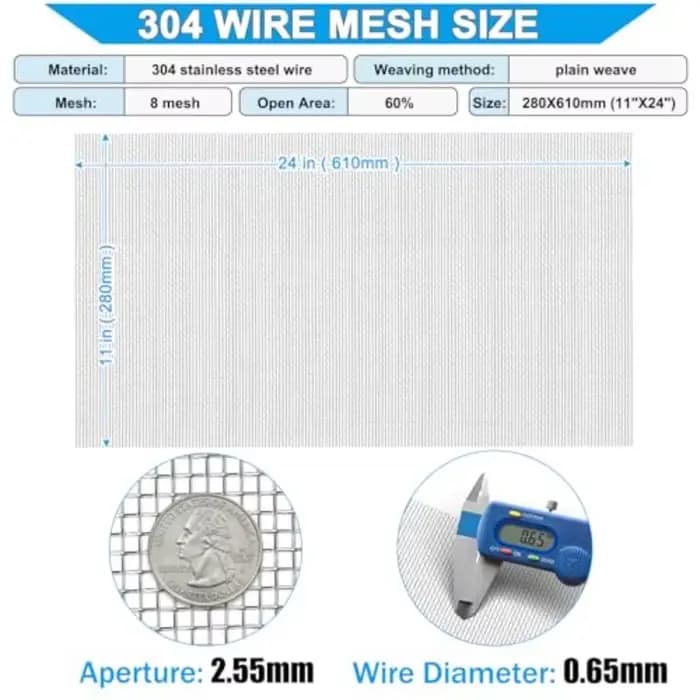 1 rouleau de treillis métallique robuste