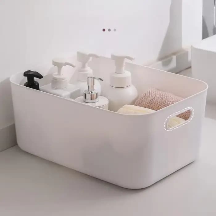 Boîte de rangement d'articles divers de bureau avec couvercle, armoire, tiroir à vêtements, panier de rangement en plastique, conteneur organisateur pour cosmétiques petites choses