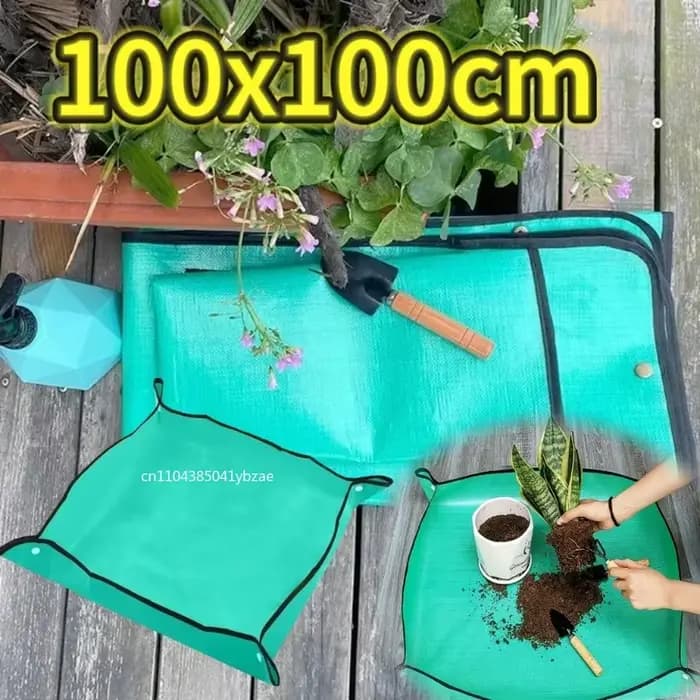 Tapis de jardinage carré pour plantes