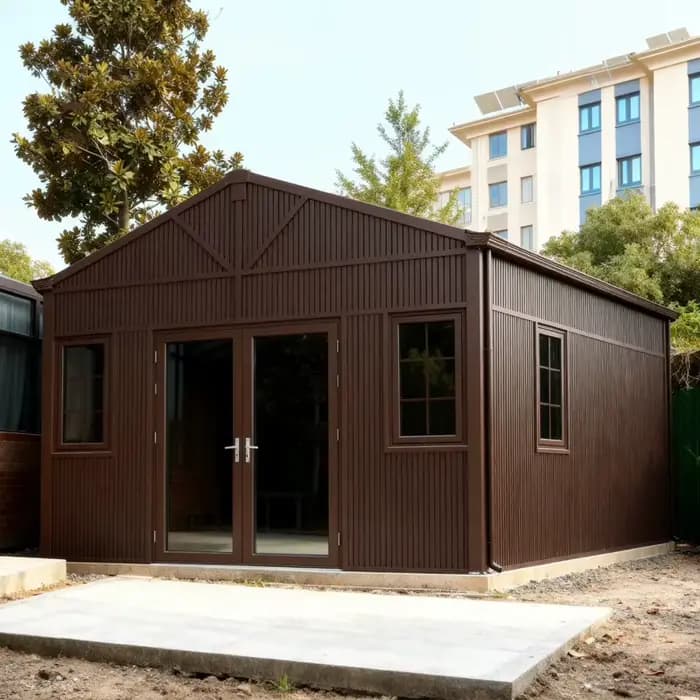 Pavillon de jardin personnalisé en alliage d'aluminium