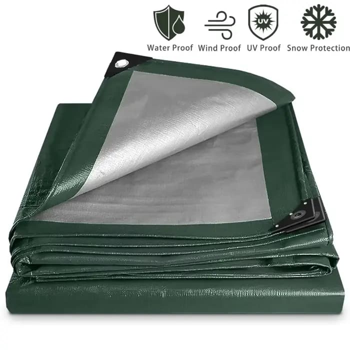Bâche imperméable robuste avec œillets