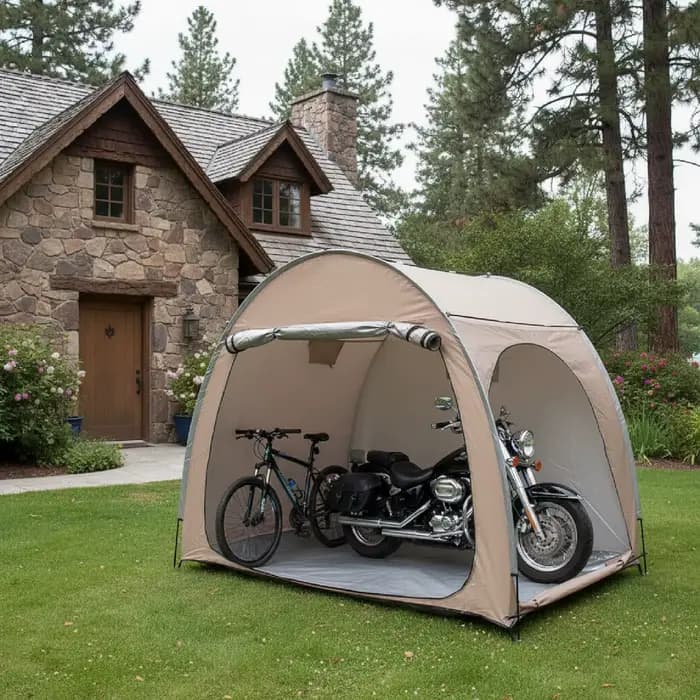 Abri de vélo portable pour l'extérieur